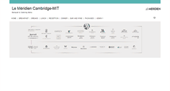 Desktop Screenshot of cambridgemit.lemeridienemenus.com